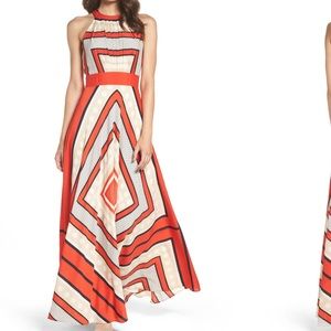 NWT Eliza J print maxi